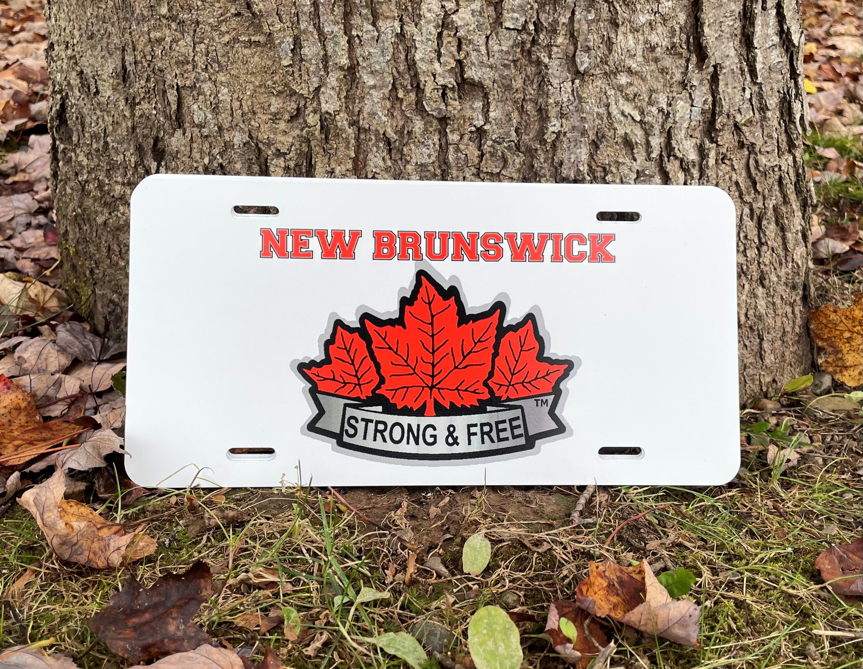 New Brunswick Pride with Strong & Free™ License Plate